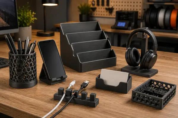 Office accessories, PLA Basic, desk organisers and nameplates
